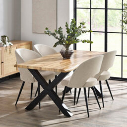 Oakham Elowen Elegant Calico Dining Chairs - Set Of 2 - thumbnail 7