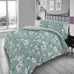 Gc Gaveno Cavailia Tropical Birds Duvet Cover Bedding Set Duck Egg Double 3Pc With Birds And Flowers Print Quilt Cover - thumbnail 2