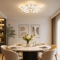 Modern White Led Pendant Chandelier Ceiling Light - thumbnail 1