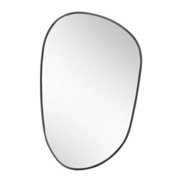 Artloge 54.5X85.5Cm Irregular Asymmetrical Black Aluminium Framed Wall Mirror For Bathroom Bedroom Hallway - thumbnail 9