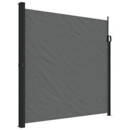 Walplus Retractable Side Awning Garden Sun Shade Canopy Gazebo For Back Door, Porch, Patio Anthracite 200X600 Cm - thumbnail 2