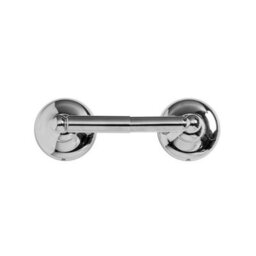 Chrome Toilet Roll Holder Wall Mounted Spindle - thumbnail 4