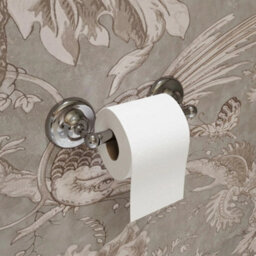 Chrome Toilet Roll Holder Wall Mounted Spindle - thumbnail 3