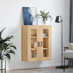 Berkfield Wall Mounted Cabinet Sonoma Oak 69.5X34X90 Cm - thumbnail 3