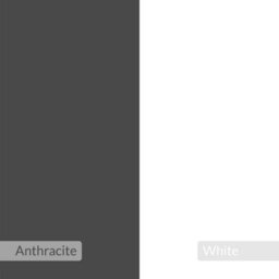 Decortie Gora Anthracite Grey,white Particleboard 4 Door Sideboard With Metal Legs (W) 180Cm - thumbnail 6