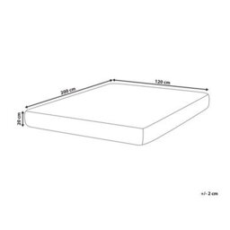 Beliani Memory Foam Mattress Whisper H3/4 Firm 120 X 200 Cm (Eu Small Double) - thumbnail 3