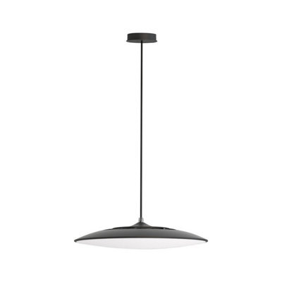 Luminosa Lighting Luminosa Slim Led Pendant 25Cm Round 16W Led, 3000K, 1440Lm, Black, 3Yrs Warranty - image 1