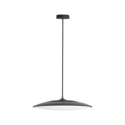 Luminosa Lighting Luminosa Slim Led Pendant 25Cm Round 16W Led, 3000K, 1440Lm, Black, 3Yrs Warranty - thumbnail 1