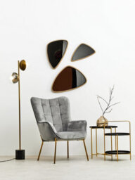 Orsina Multi Functional And Stylish Two Tier Black And Gold Rose Side Table, Contrast Bed Side Small Table - thumbnail 6