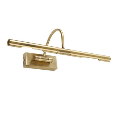 Valuelights Capri Antique Gold Mains Powered Twin Picture Wall Light - image 1