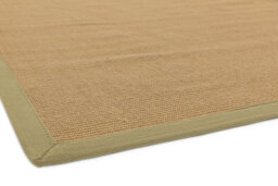 Plain Rug, Bordered Rug For Living Room, Easy To Clean Bordered Rug, 4mm Anti-Slip Chocolate Natural Rug-200Cm X 300Cm - thumbnail 2