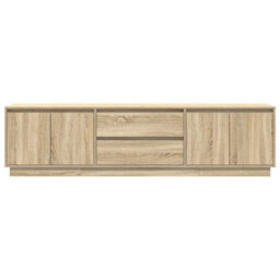 Berkfield Tv Cabinet With Led Lights Sonoma Oak 193.5X41X50 Cm - thumbnail 7