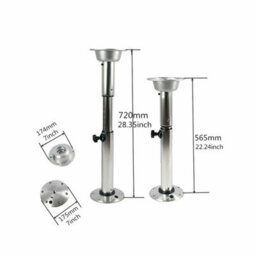 22-28Cm Telescopic Furniture Leg Pedestal For Caravan Motorhome Boat - thumbnail 2