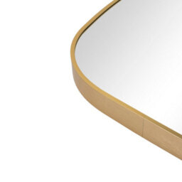 Nielsen Andrews Arched Metal Wall Mirror, Gold, 75 X 50Cm - thumbnail 3