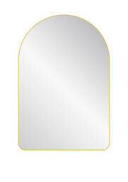 Nielsen Andrews Arched Metal Wall Mirror, Gold, 75 X 50Cm - thumbnail 1