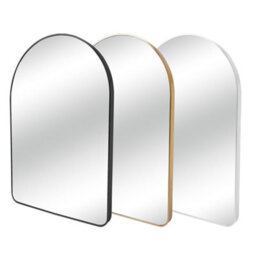 Nielsen Andrews Arched Metal Wall Mirror, Gold, 75 X 50Cm - thumbnail 7