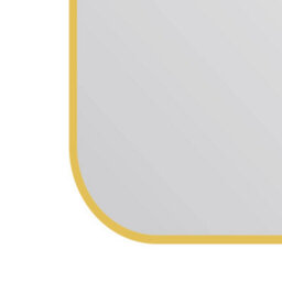 Nielsen Andrews Arched Metal Wall Mirror, Gold, 75 X 50Cm - thumbnail 5