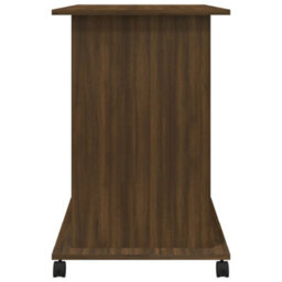 Berkfield Computer Desk Brown Oak 80X50X75 Cm Engineered Wood - thumbnail 7