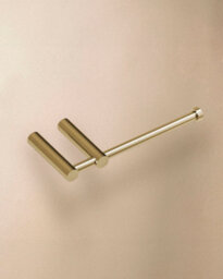 Cosmic Toilet Roll Holder, Brushed Gold Pvd, Logic Collection - thumbnail 1