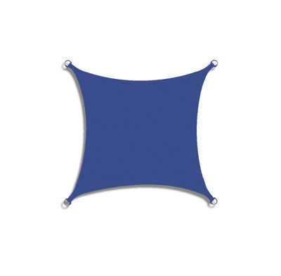 Blue 2X4M Rectangular Oxford Shade Sail 95% Uv Protection Waterproof - image 1