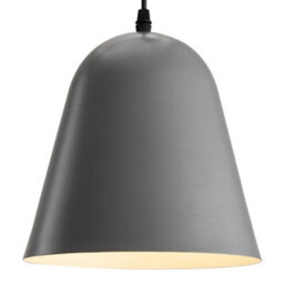 Living And Home Minimalist Grey Modern Iron Lampshade Pendant Light With E27 Socket - thumbnail 3