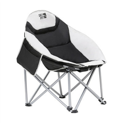 GETFIT Get Fit Moon Camping Chair - Portable Outdoor Premium Folding Chair With Pocket, Cup Holder & Carry Bag - Weight Capacity Of 130Kg - image 1