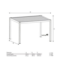 Sunvilla 3X4M Electric Louvered Pergola With Retractable Roof & Colour Led Lights - Powder Coated Aluminium Outdoor Patio Gazebo - thumbnail 7