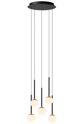 Lucide Premium Calina Pendant Light Diameter 42Cm Led Dim. 2700K - Black - image 1