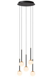 Lucide Premium Calina Pendant Light Diameter 42Cm Led Dim. 2700K - Black - thumbnail 1