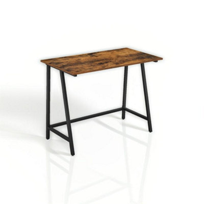 Modcraft Computer Desk - Industrial Writing Desk With Steel Frame Table For Home Office & Study - image 1