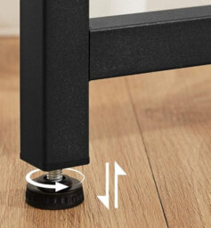 Modcraft Computer Desk - Industrial Writing Desk With Steel Frame Table For Home Office & Study - thumbnail 3