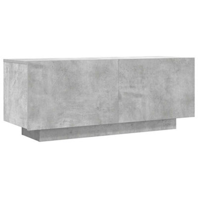 Berkfield Durable Tv Cabinet Concrete Grey 100X35X40 Cm Engineered Wood - image 1