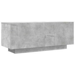 Berkfield Durable Tv Cabinet Concrete Grey 100X35X40 Cm Engineered Wood - thumbnail 1