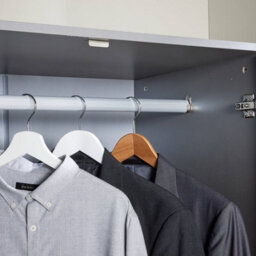 Home Source Phoenix 2 Door 3 Drawer Wardrobe Grey Bedroom Furniture - thumbnail 5