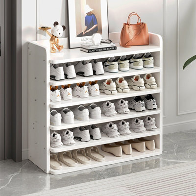 Thehotsale 6 Tier Sturdy Load-Bearing Mdf Shoe Rack For 24 Pairs Of Shoes - image 1