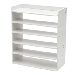 Thehotsale 6 Tier Sturdy Load-Bearing Mdf Shoe Rack For 24 Pairs Of Shoes - thumbnail 8
