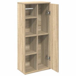 Walplus Bathroom Cabinet With Roll Holder Sonoma Oak 39X22X90 Cm - thumbnail 5