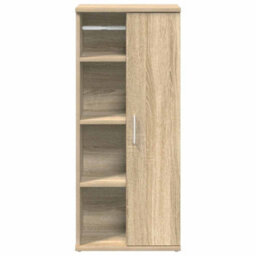 Walplus Bathroom Cabinet With Roll Holder Sonoma Oak 39X22X90 Cm - thumbnail 4