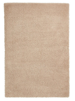 Plain Shaggy Rug, Stain-Resistant Rug, Easy To Clean Rug, Modern Rug For Bedroom, Livingroom & Diningroom-160Cm X 220Cm - image 1
