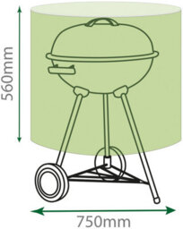 Netagon Home Garden Water Resistant Outdoor Medium Kettle Bbq Barbeque Cover Protector - thumbnail 2