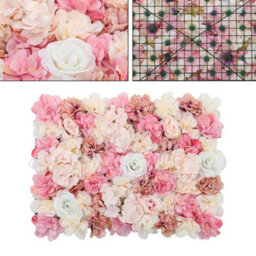 Living And Home Artificial Simulation Rose Flower Decoration Wedding Backdrop Wall Panel 40X60 Cm - thumbnail 4