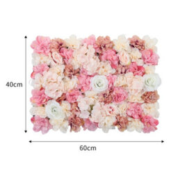 Living And Home Artificial Simulation Rose Flower Decoration Wedding Backdrop Wall Panel 40X60 Cm - thumbnail 5