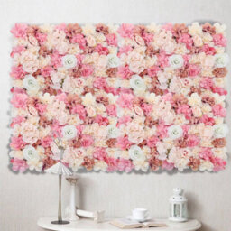 Living And Home Artificial Simulation Rose Flower Decoration Wedding Backdrop Wall Panel 40X60 Cm - thumbnail 1