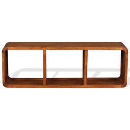 Berkfield Durable Tv Cabinet Solid Wood With Honey Finish 120X30X40 Cm - thumbnail 6