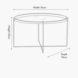 Pacific Lifestyle Voss Mirrored Glass And Black Wood Veneer Coffee Table - thumbnail 2
