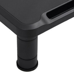 Berkfield Monitor Stand Black 38X24X10.5 Cm - thumbnail 5