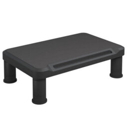 Berkfield Monitor Stand Black 38X24X10.5 Cm - thumbnail 2