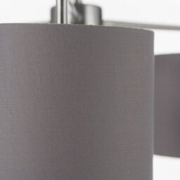 Pacific Lifestyle Elegant 3 Arm Ceiling Lights Drum Lampshades - thumbnail 4