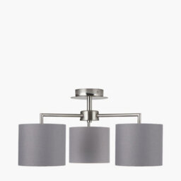 Pacific Lifestyle Elegant 3 Arm Ceiling Lights Drum Lampshades