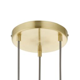 Harbour Studio Lucie Gold 3 Lamp Light Pendant - thumbnail 5